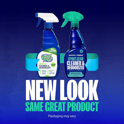 Vapor Fresh Sports Cleaner and Deodorizer - For Boxing Gloves, Sports Pads, Helmets, Gym Bags, Gym Equipment and More - Naturally Powered By Plants, 16 Fl Oz (1-Pack)