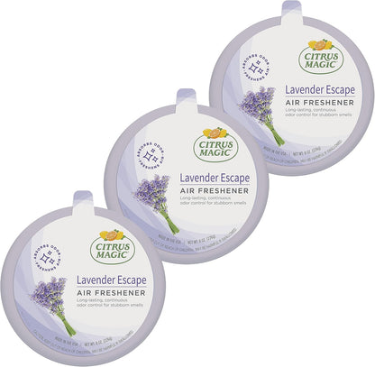 Citrus Magic Odor Absorbing Solid Air Freshener, Fresh Citrus, 8-Ounce, Pack of 1