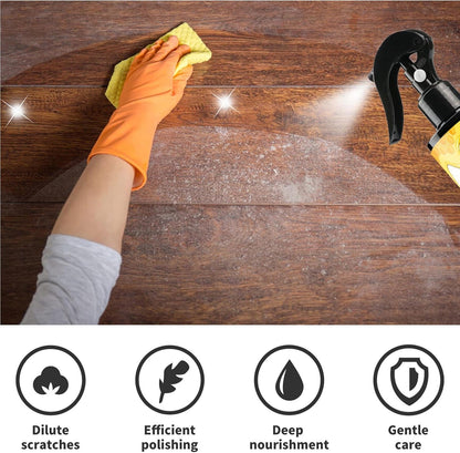 Natural Beeswax Care Spray & Restorer, Beeswax Spray For Wood, Bees wax Sprays Cleaner, Wood Floor Polish, For Leather & Furniture Polish (2PC)