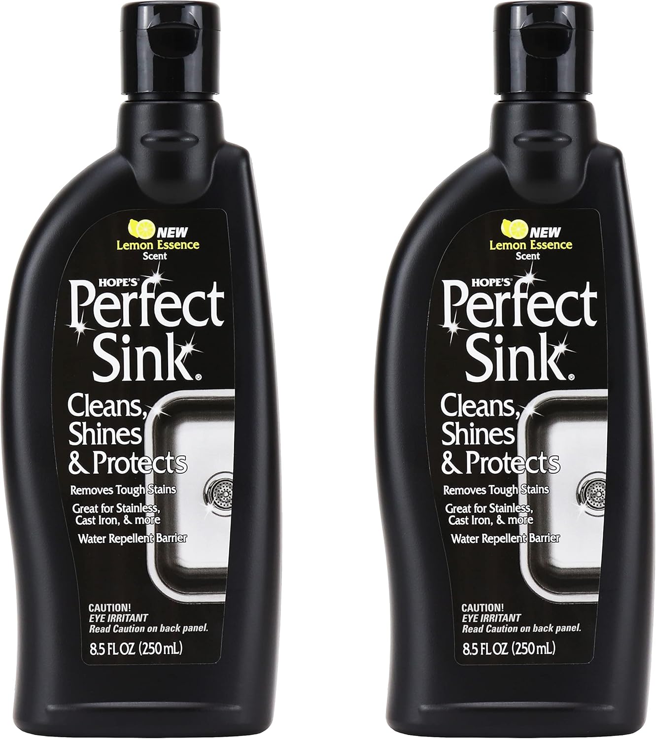 HOPE'S Perfect Sink Cleaner and Polish, Restorative, Removes Stains, Cast Iron, Corian, Composite, Acrylic, 8.5 Fl Oz
