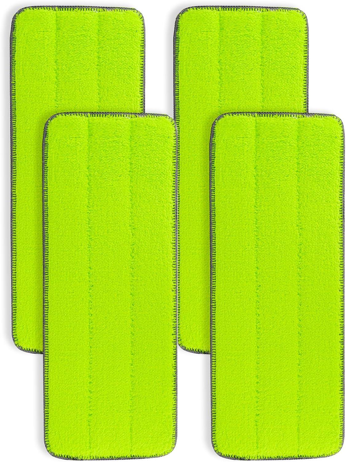 Microfiber Mop Pads for Libman Rinse 'n Wring Mop and Bucket System, 13in Washable & Reusable Microfiber Floor Cleaning Pads Head Refills for All 13" X 5" Flat Floor Mop