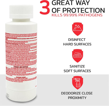 Lucasol One Step Disinfectant, 1 Quart (32 Ounce), All Purpose Cleaner Spray For Hospitals, Barber Supplies, Household Essentials, School, Salons, Household Cleaning And More