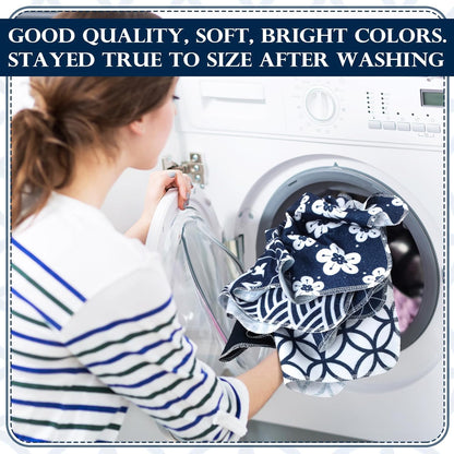 36 Pack Vintage Reusable Cleaning Cloths Washable Cotton Kitchen Towels for Home (Gray)