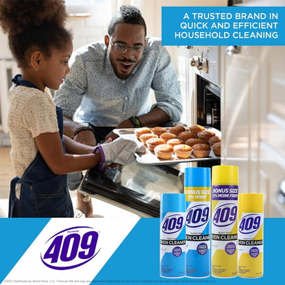 409 Fume Free Oven Cleaner 19oz Aerosol, Fresh Scent, Cuts Through Grease & Grime on Contact, A Powerful Clean You Can Trust, Fresh Scent, 19 Oz | Grill Cleaner, Stove Top Cleaner