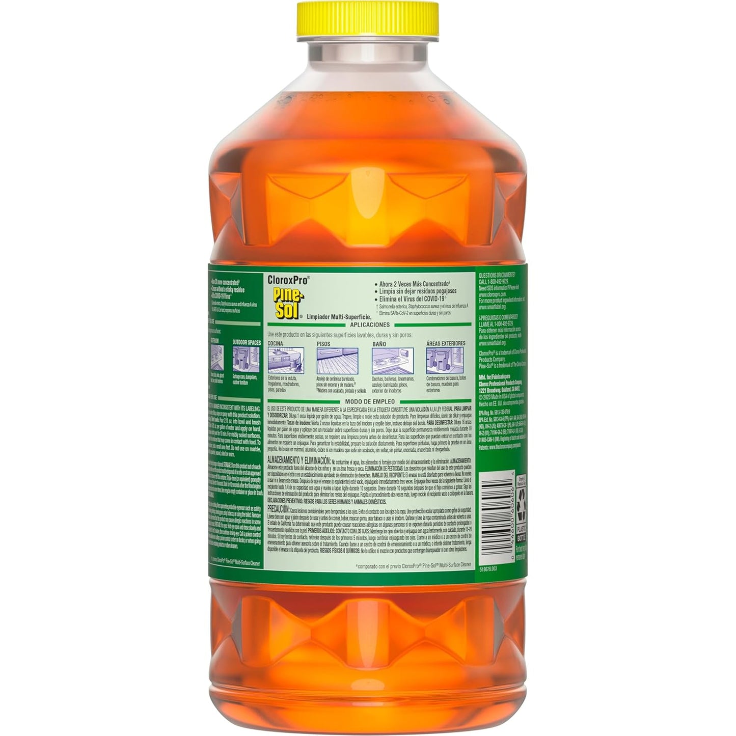 CloroxPro Pine-Sol Multi-Surface Cleaner, All Purpose Cleaner, Original Pine, 80 Fluid Ounces (Package May vary)