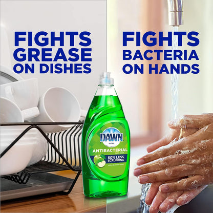 Dawn Ultra Antibacterial Dishwashing Liquid Dish Soap, Apple Blossom Scent - 7 fl oz
