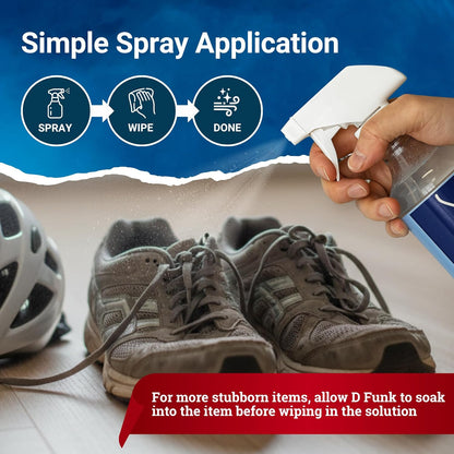 Ardent D Funk Odor Eliminator for Strong Odor, 2 Pack, 2 oz. Bottle, Spray to Remove Smells and Odors, Pet Supplies, Sport Shoes and Equipment, Coolers, Made in USA