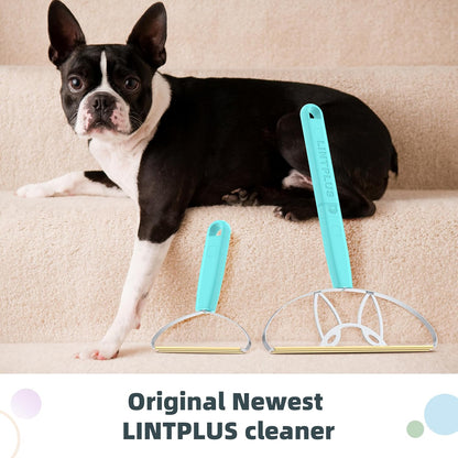 Deep Cleaner Pro Pet Hair Remover-Special Cat Hair Remover Multi Fabric Edge and Carpet Rake Scraper by LINTPLUS-Dog Hair Remover for Rugs,Couch & Pet Towers-Easy to Every Hair!