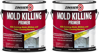 qt Zinsser 276087 White Zinsser, Mold Killing Primer Water-Based Mold Killing Primer