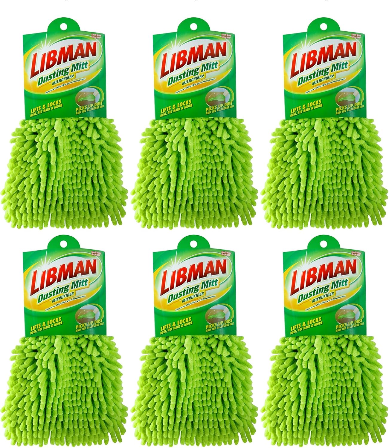Libman Microfiber Dusting Mitt | Case of 6