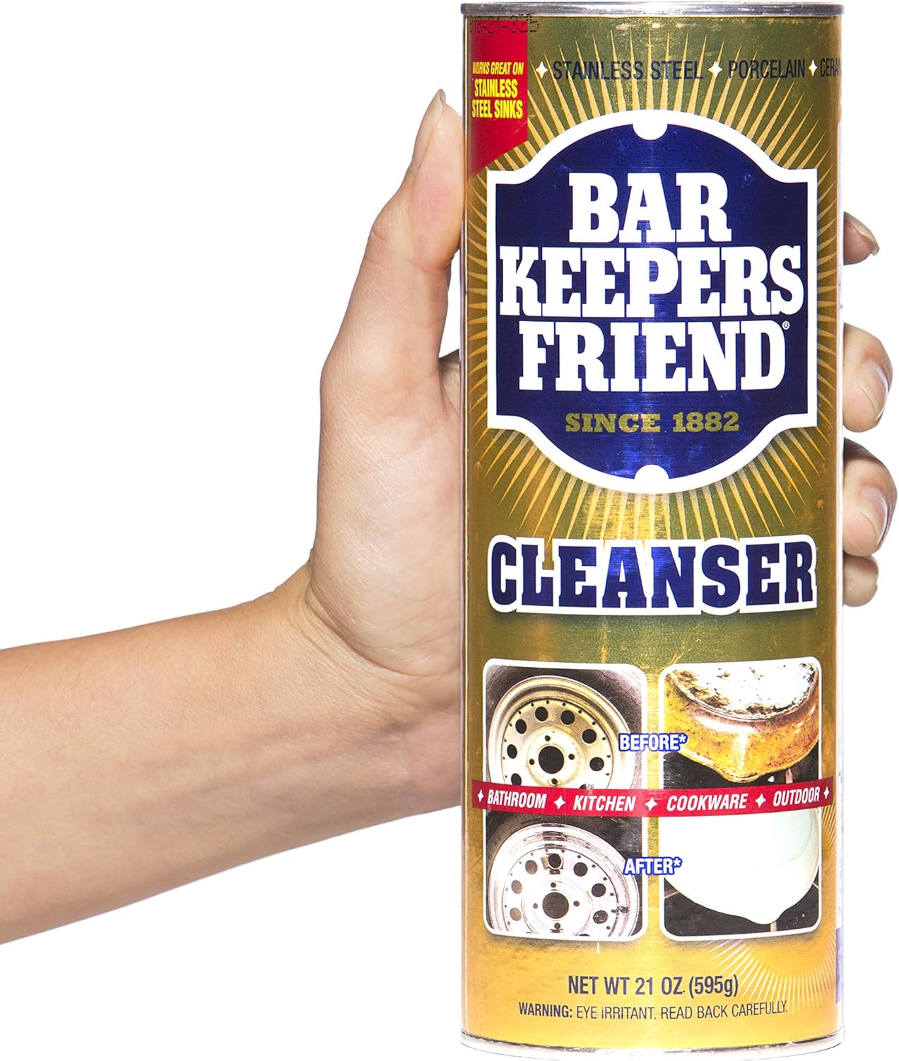 BAR KEEPERS FRIEND Powdered Cleanser 12-Ounces (1-Pack)']