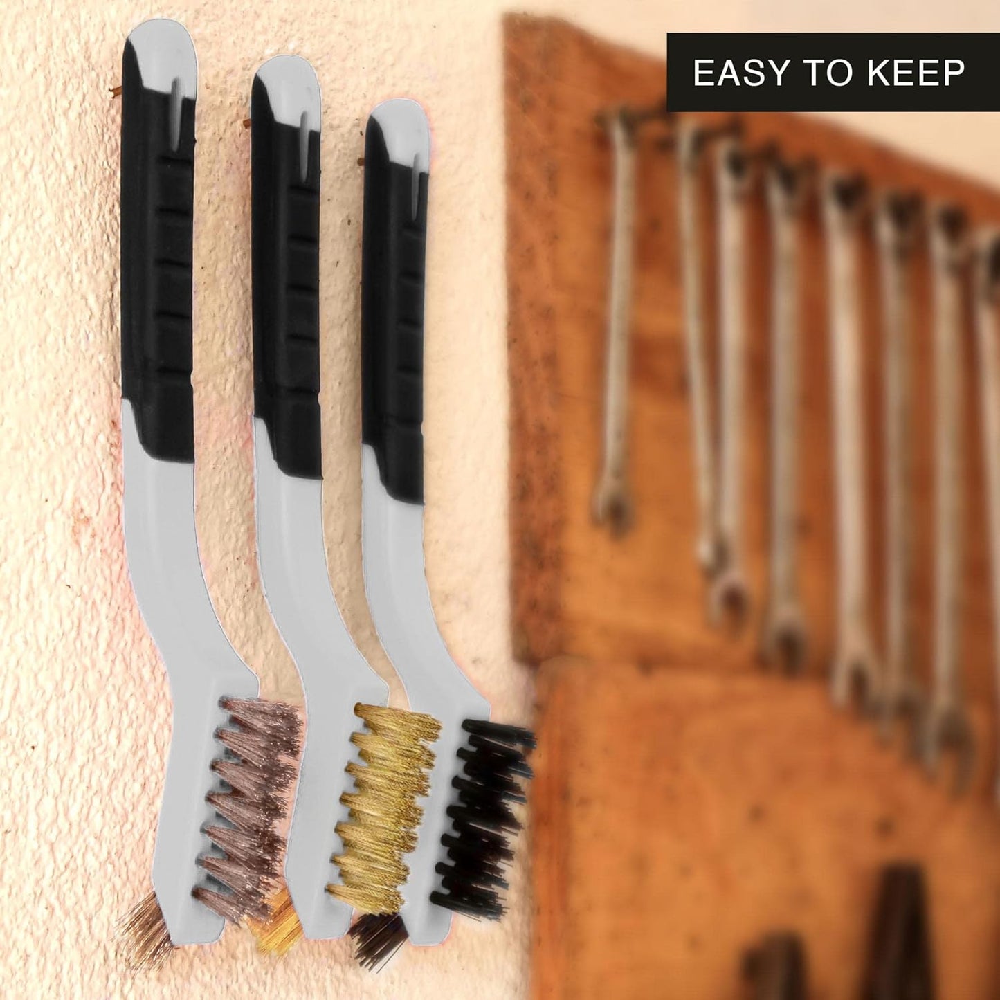 Wire Brush Steel Rust Removal