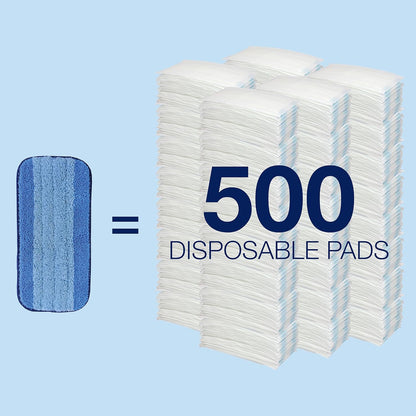 Bona Mop Microfiber Cleaning Pad for Hardwood & Hard Surface Floors - Value 3-Pack - For Use With Bona Mops - Dual Zone Cleaning