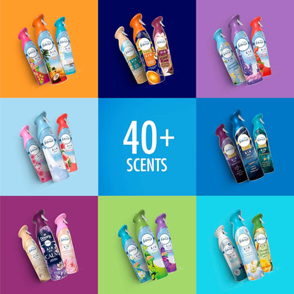 Febreze Air Mist Air Freshener Spray, Odor-Fighting Room Spray, Air Fresheners for Home and Bathroom and Kitchen, Aerosol Can, Downy April Fresh Scent, 8.8oz (Pack of 2)