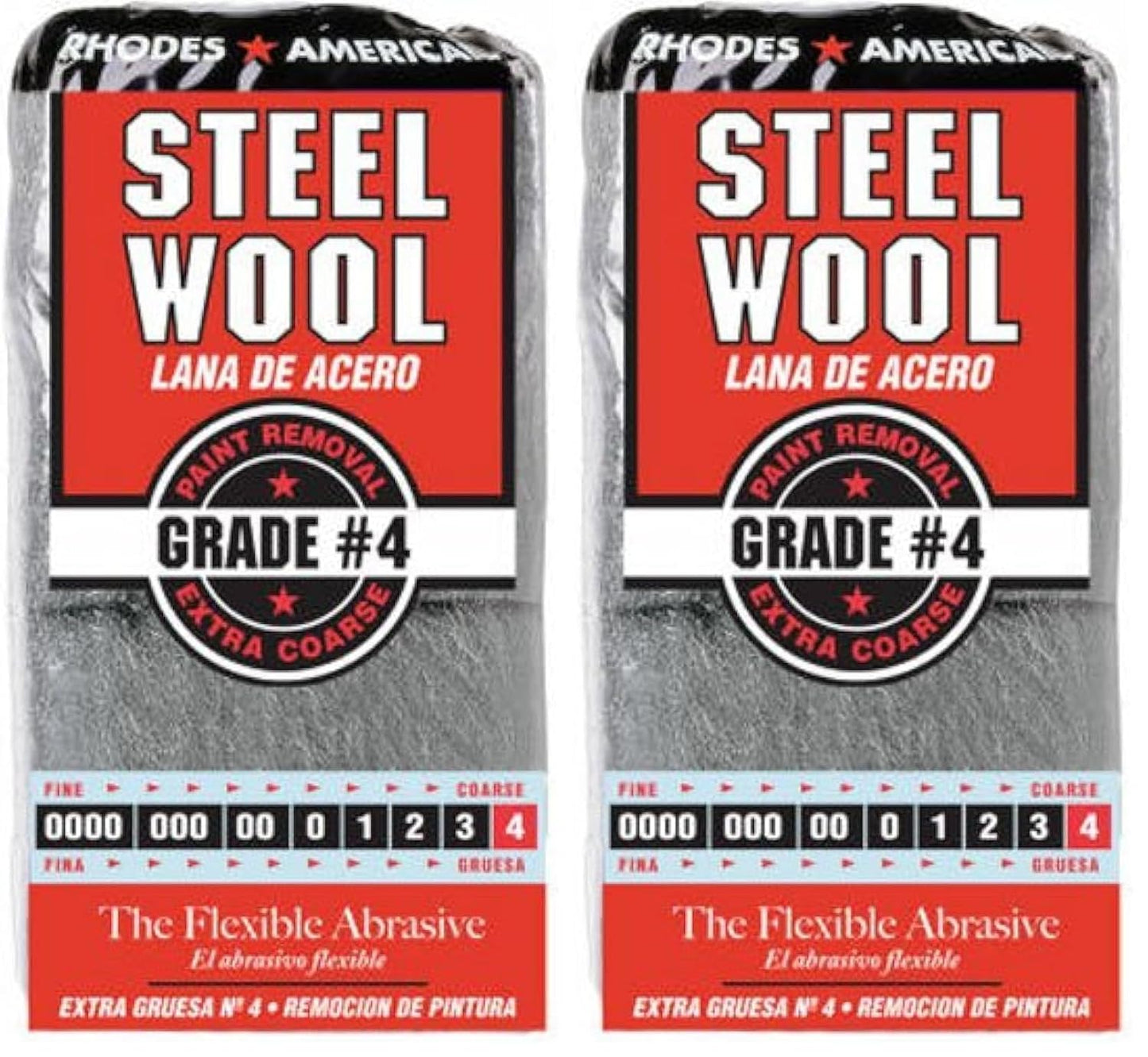 Homax - 33873210009 Steel Wool, Extra Fine Grade #000, 12 Pads