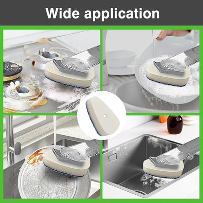 Non Scratch Sponge Refills Be Suitable for Scrub Daddy Dish Daddy. Pack of 10（Without Handle）