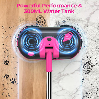 ScrubWiz 10-in-1 Steam Cleaner, Steam Mop & Detachable Handheld Steam Cleaner, 320ml Water Tank, 10s Fast Heating, Portable Steamer for Kitchen, Floor, Tiles, Window, BBQ Grill, Car, Bright White
