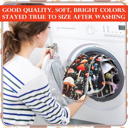 36 Pack Vintage Reusable Cleaning Cloths Washable Cotton Kitchen Towels for Home (Gray)