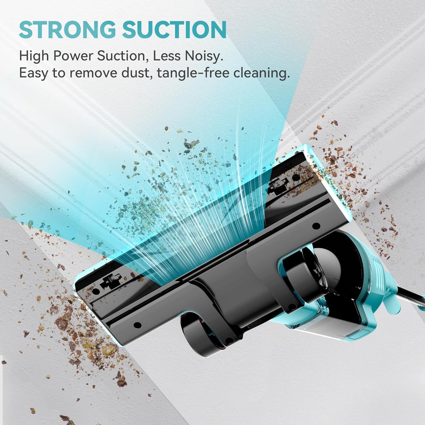 Vazone R6X Corded Stick Vacuum Cleaners for Home, 20Kpa Powerful Suction Stick Vacuum with 16Ft Cord, 2 in 1 Lightweight Vacuum Cleaner for Hardwood Floor Pet Hair