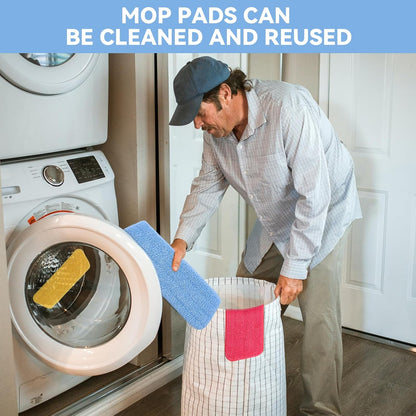 8 Pack Spray Mop Refills Compatible for Libman Freedom Spray Mop, Reusable & Washable 16in Microfiber Floor Cleaning Mop Pads for Spray Mop