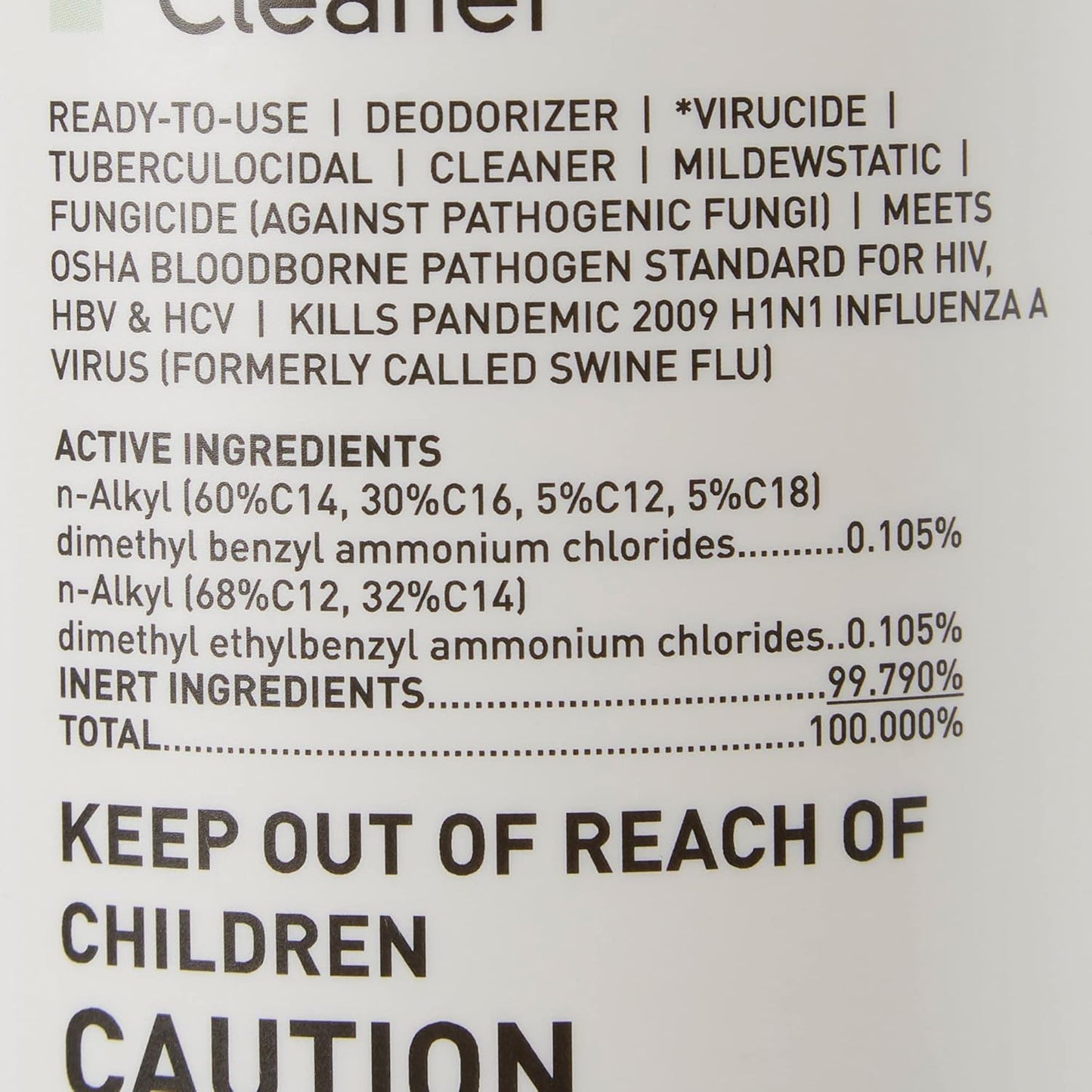 McKesson Pro-Tech Surface Disinfectant Cleaner, Ready to Use - Floral Scent, Trigger Spray Bottle, 32 oz, 1 Count, 1 Pack