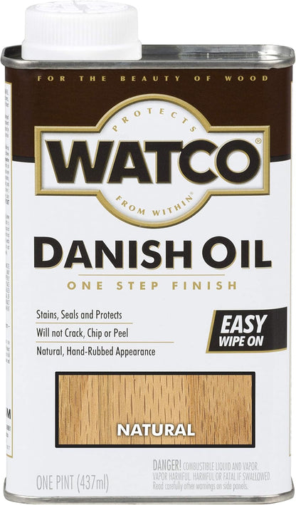 Watco Danish Oil Wood Finish Spray, 11.25 oz, Dark Walnut