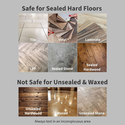 Lapew Santal Scented Mop Soap - Luxury Floor Cleaner Concentrate for Mopping Tile, Laminate, Vinyl & Hardwood | Streak-Free, Low-Foam | 36 oz - Colors C
