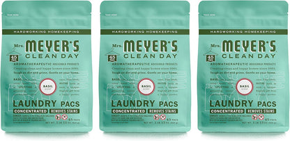 MRS. MEYER'S CLEAN DAY Automatic Dishwasher Pods, Lemon Verbena, 20 Count
