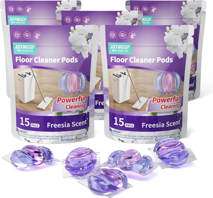 JOYMOOP Floor Cleaner for Mopping, 30 PCS Mopping Solution, Hardwood Floor Cleaner, Works Perfectly with Mop Bucket