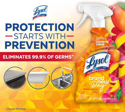 Lysol Power Foaming Bathroom Cleaner, Multipurpose Cleaner for Showers, Bathtubs, Sinks, Disinfectant Spray Kills 99.9% of Germs, Zero Bleach Cleaning Spray, 32 Oz.