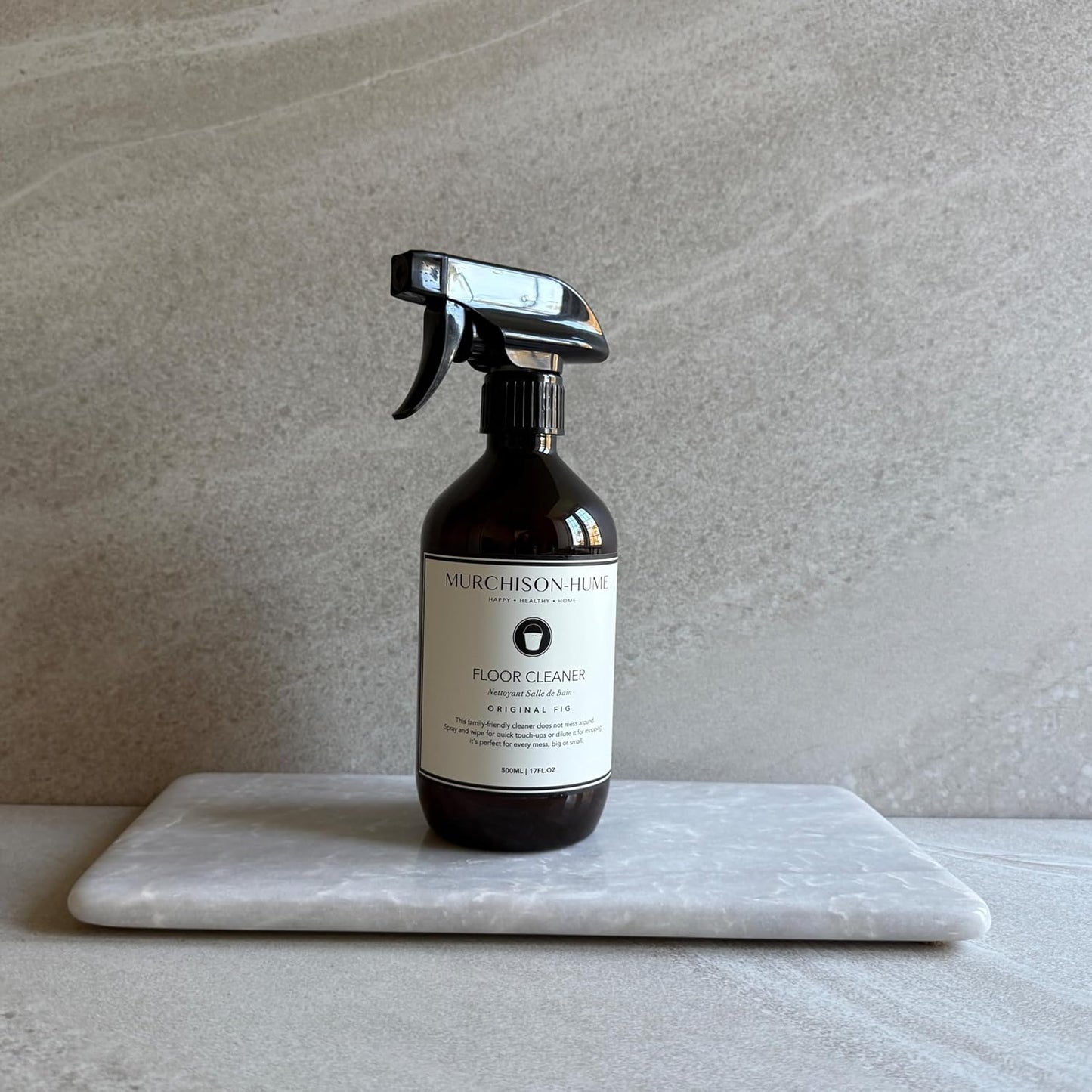 Murchison-Hume Natural Floor Cleaner Spray – Pet-Friendly, Non-Toxic, Plant-Based Formula for Hardwood, Tile & Laminate – Streak-Free Shine, Fresh Scent – 17oz Bottle-Original Fig