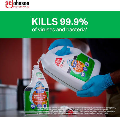 SC Johnson Professional Scrubbing Bubbles Disinfectant Restroom Cleaner, 128oz / Case Qty 4