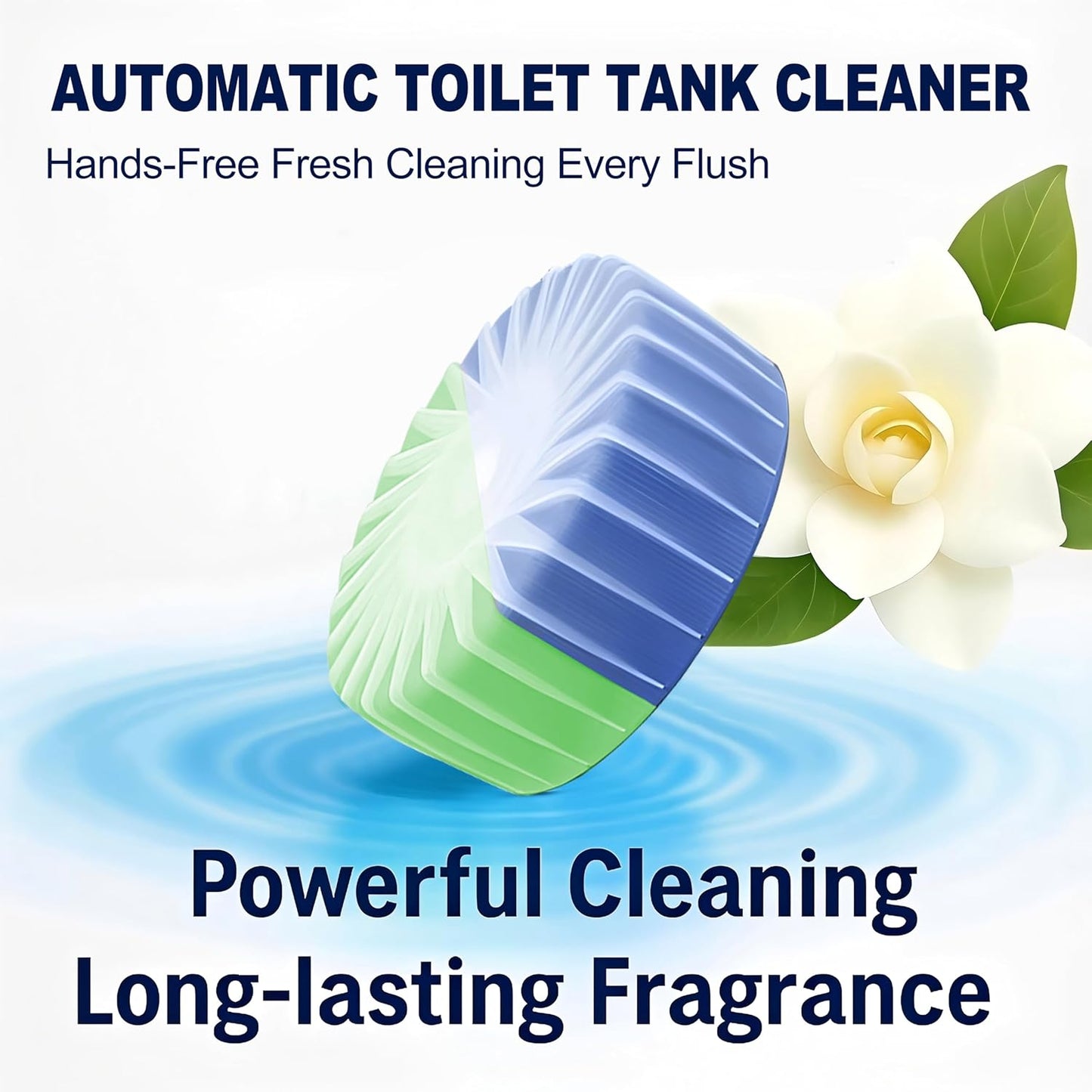 Automatic Toilet Bowl Cleaner Tablets, 10 Pack Long-Lasting Toilet Tank Cleaner for Bathroom, Blue Water Freshener, Prevents Stains & Odor, Safe for All Toilets - 10 Pack (Pink+Blue)