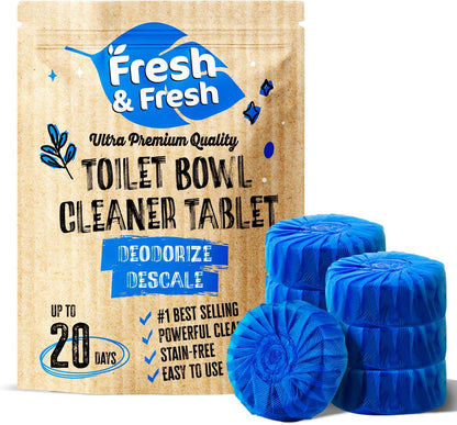 Disposable Toilet Bowl Cleaners(20 Tablets) Odor Eliminator, Fresh Scent, Multipurpose Residential and commercial Toilet Cleaners 2-3 week Lasting Toilet Bowl Cleaner
