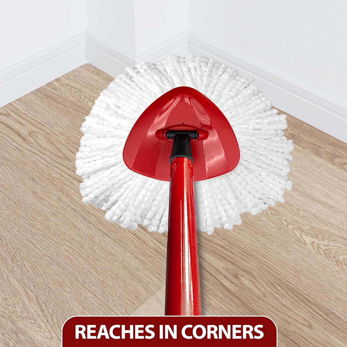 Mop Replace Head, 3 Pack Spin Mop Replacement Head Easywring 1-Tank System, Easy Cleaning, Microfiber, Machine Washable