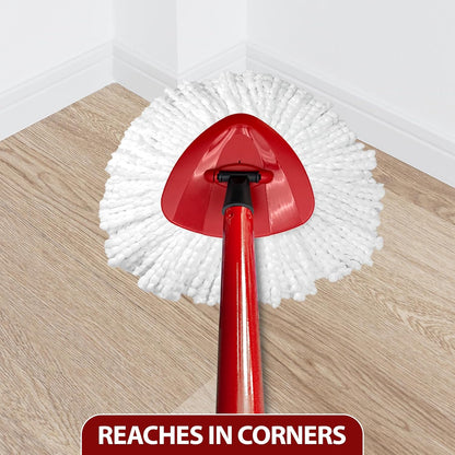 Mop Replace Head, 3 Pack Spin Mop Replacement Head Easywring 1-Tank System, Easy Cleaning, Microfiber, Machine Washable