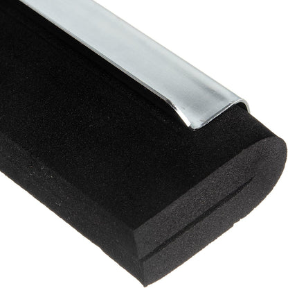 SPARTA Flo-Pac Floor Rubber Squeegee Window Squeegee with Reinforced Metal Frame for Floor, Bathroom, Kitchen, Concrete, Tile, Garage, Commercial Use, 22 Inches, Black