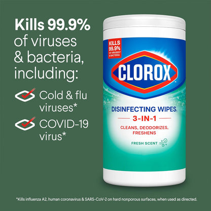 Clorox Disinfecting Cleaning Wipes Variety Pack, 35 Count Each (Package May Vary)
