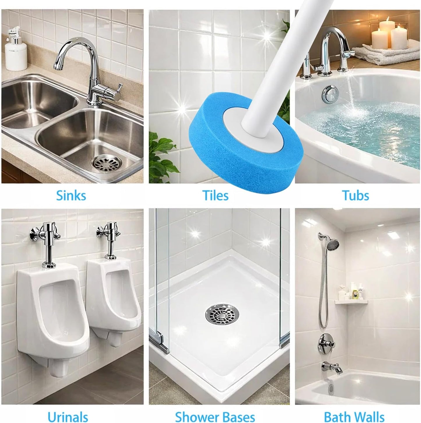 CiLoN 24 Count Carry Detergent Disposable Toilet Brush Wand Refill Pads. 5-Layer Rich Foam Toilet Bowl Cleaning Sponge Head Refills. Pre-Loaded Ocean Breeze Disposal Scrubbing Pads. 24pcs-Value Pack