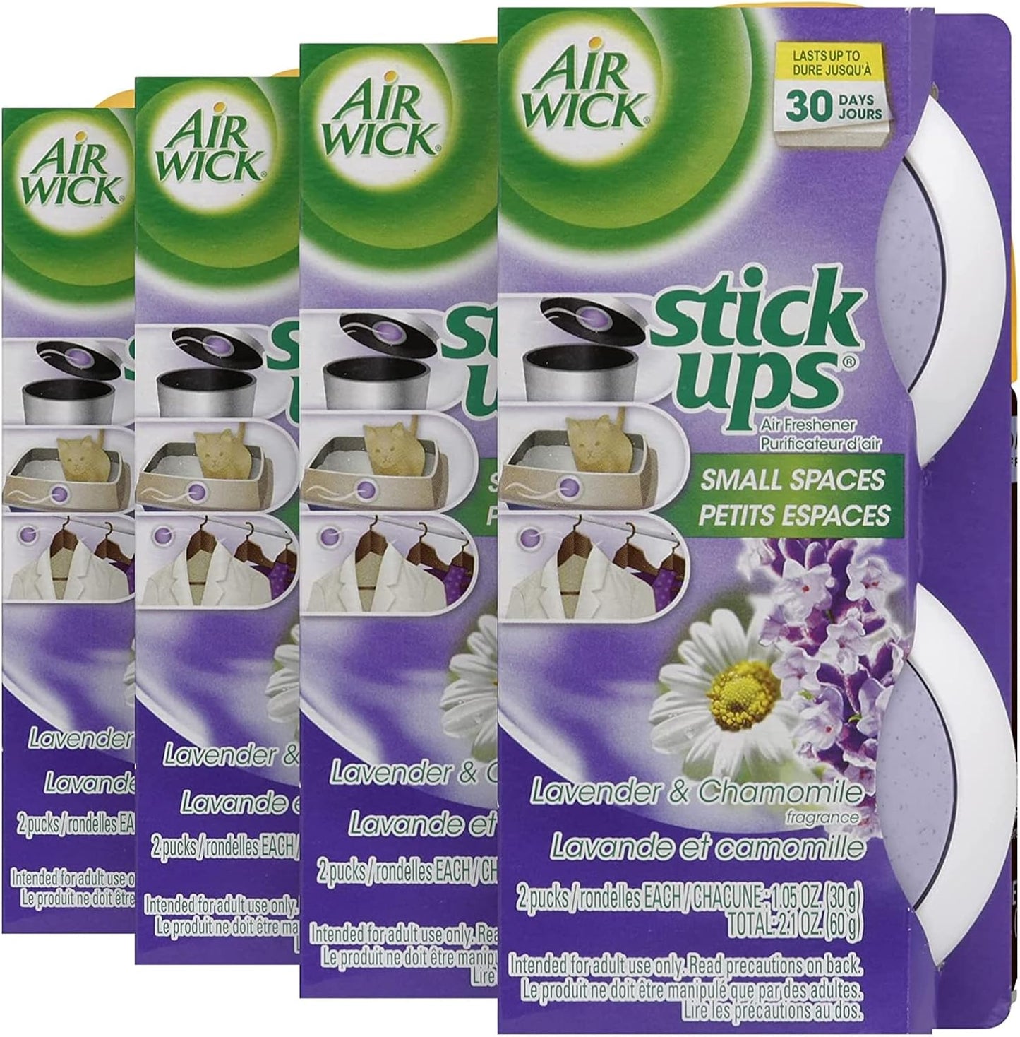 Air Wick Stick Ups Air Freshener, Sparkling Citrus, 2 ct (Pack of 2)
