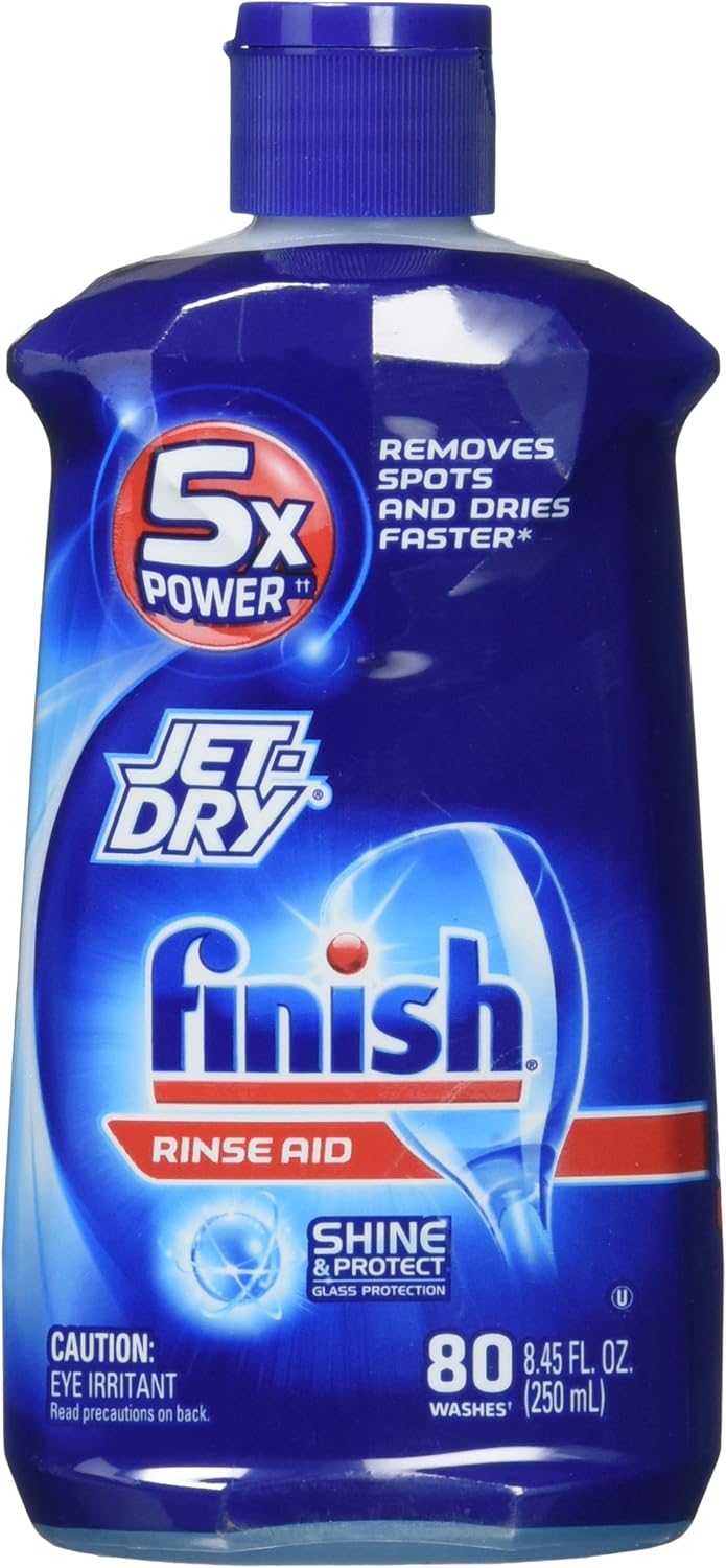 Finish Jet-Dry Rinse Aid, Dishwasher Rinse & Drying Agent, 8.45 oz