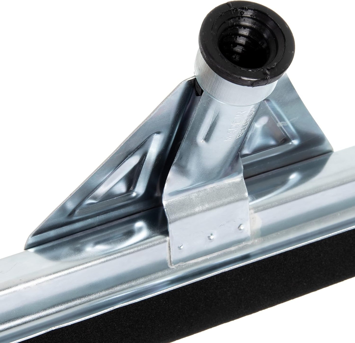 SPARTA Flo-Pac Floor Rubber Squeegee Window Squeegee with Reinforced Metal Frame for Floor, Bathroom, Kitchen, Concrete, Tile, Garage, Commercial Use, 22 Inches, Black