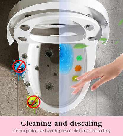 Toilet Gel, 84Count 7 Kinds Of Scent Toilet Cleaner Bowl Gel Stamp Kit Air Freshener