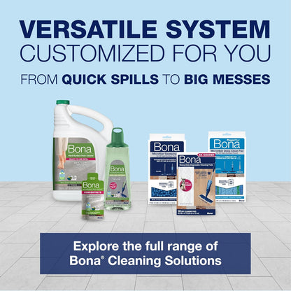 Bona Multi-Surface Floor Premium Spray Mop - Includes Multi-Surface Floor Cleaner Concentrate and Machine Washable Microfiber Cleaning Pad - For Stone, Tile, Laminate and Vinyl LVT/LVP Floors