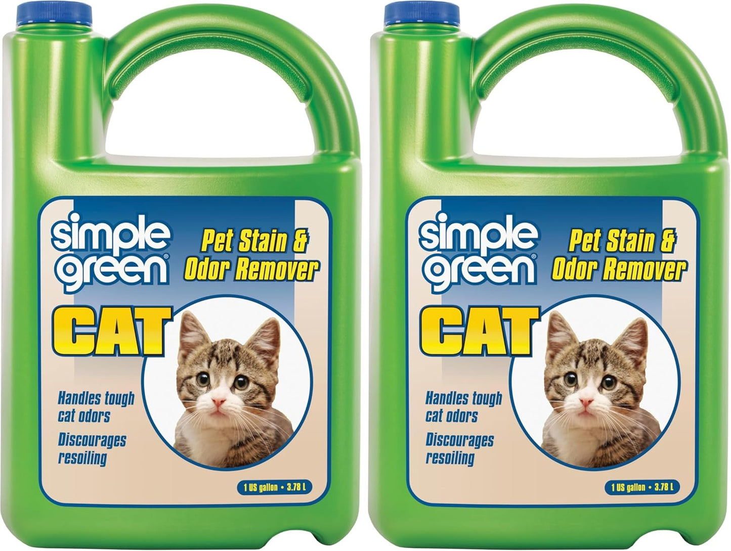 Cat Stain & Odor Remover - Enzyme Cleaner for Cat Urine, Feces, Blood, Vomit - 32oz