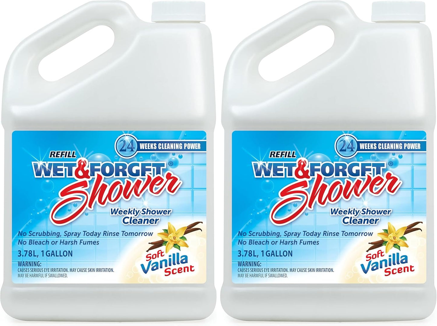 Wet & Forget Shower Cleaner Weekly Application Requires No Scrubbing, Bleach-Free Formula, 64 Ounce (Pack of 1)