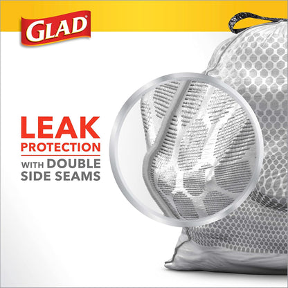Glad ForceFlex Tall Kitchen Trash Bags, 13 Gal, Gain Original with Febreze, 110 Ct (Pack May Vary)