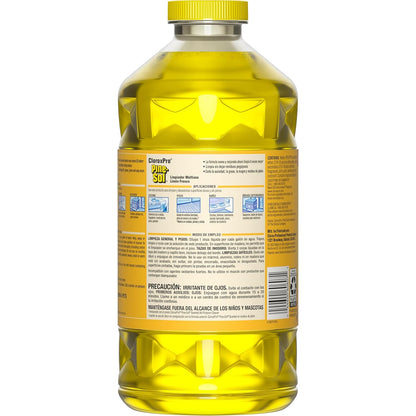 Pine-Sol Multi-Surface Cleaner, CloroxPro, 2x Concentrated Formula, Lemon Fresh, 80 Fl Oz