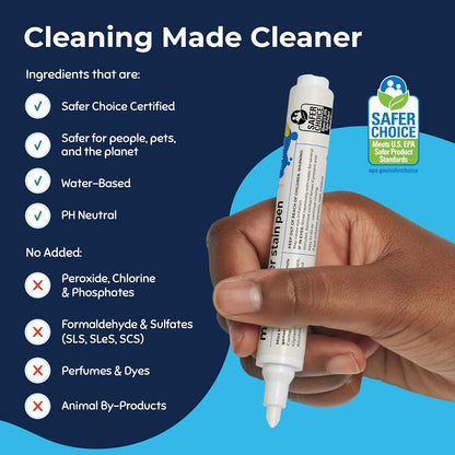 Miss Mouth's Messy Eater Stain Treater Spray - 4oz 2 Pack Stain Remover - Newborn & Baby Essentials - No Dry Cleaning Food, Grease, Coffee Off Laundry, Underwear, Fabric