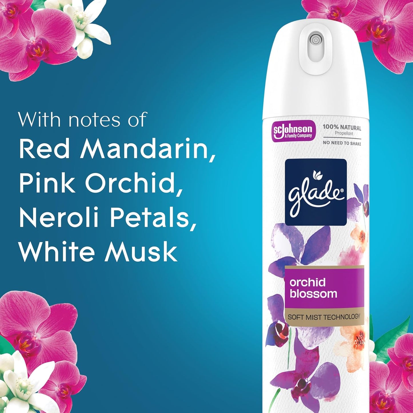 Glade Air Freshener Room Spray, Clean Linen Scent, Odor Fighting to Deliver Long Lasting Freshness, 7.3 Oz, 6 Count